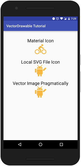 Vector Drawable Show Case