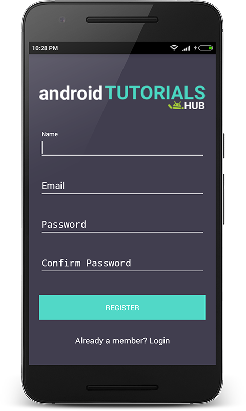 Registration Screen
