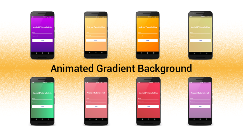 Animated Gradient Background in Android - Android Tutorials Hub