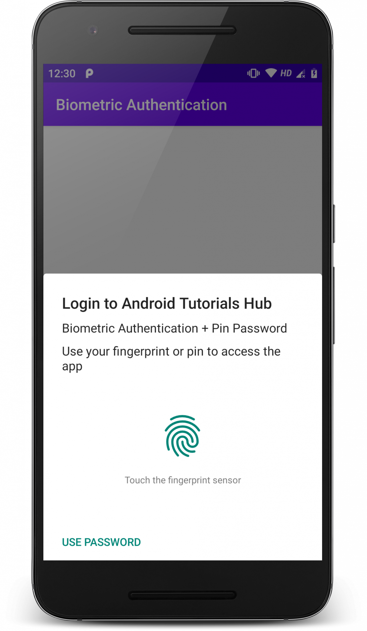 Fingerprint + PIN Authentication